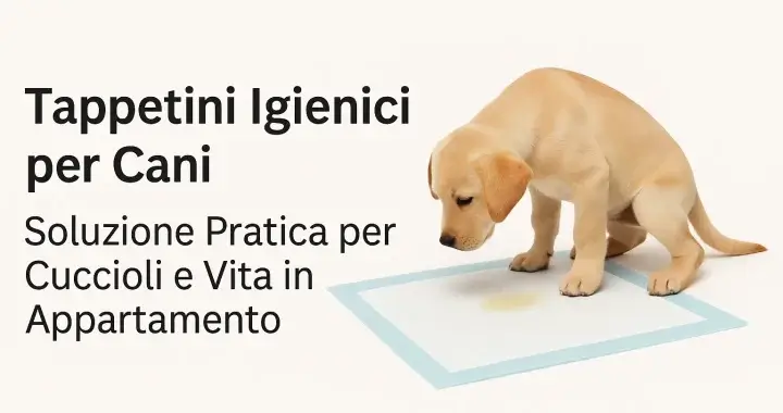 Tappetini Igienici per Cani: Soluzione Pratica per Cuccioli e Vita in Appartamento